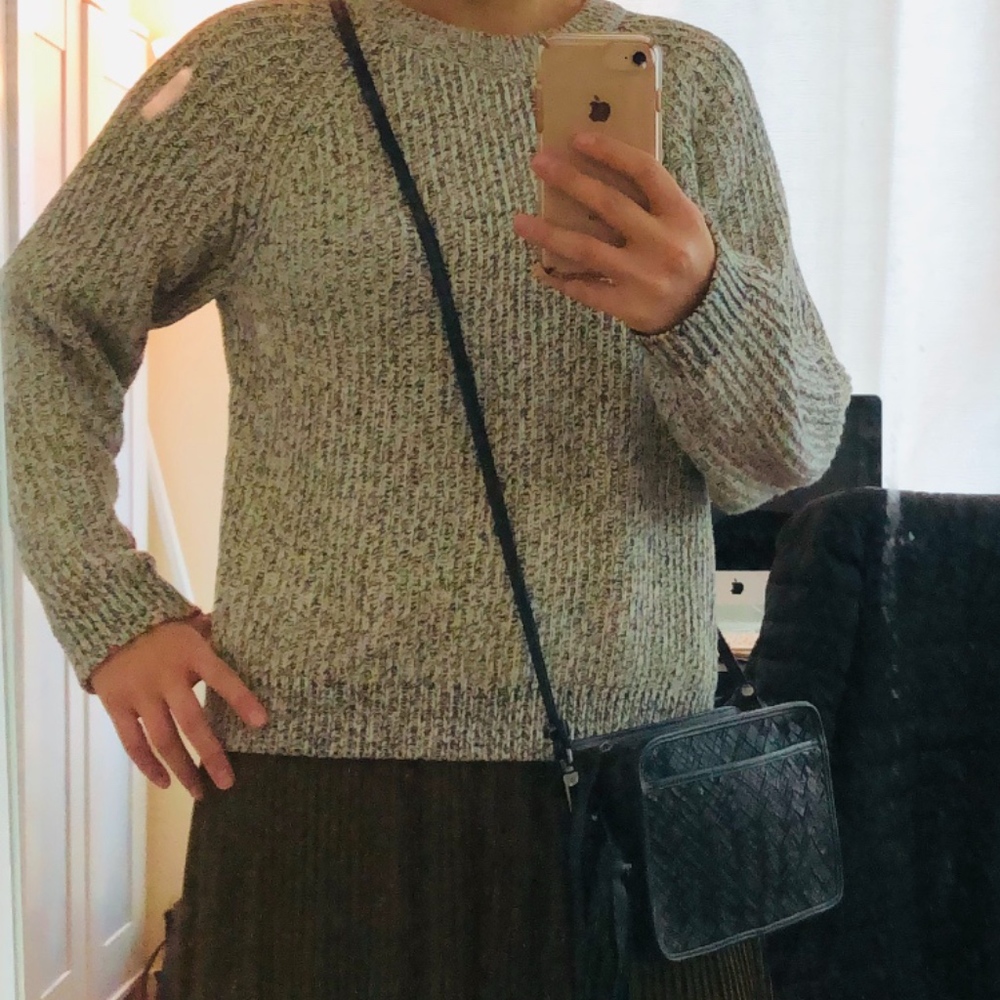 Botkier crossbodybag/all leather/Basket weave/Bk - Picture 6 of 6